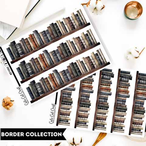 Vintage Bookshelf || Border Collection