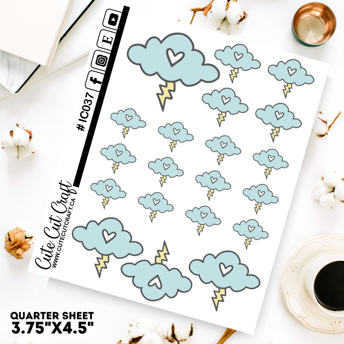 Storm Clouds #037 || Decorative Icons