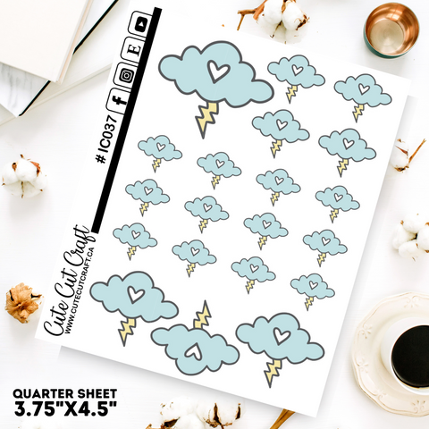 Storm Clouds #037 || Decorative Icons