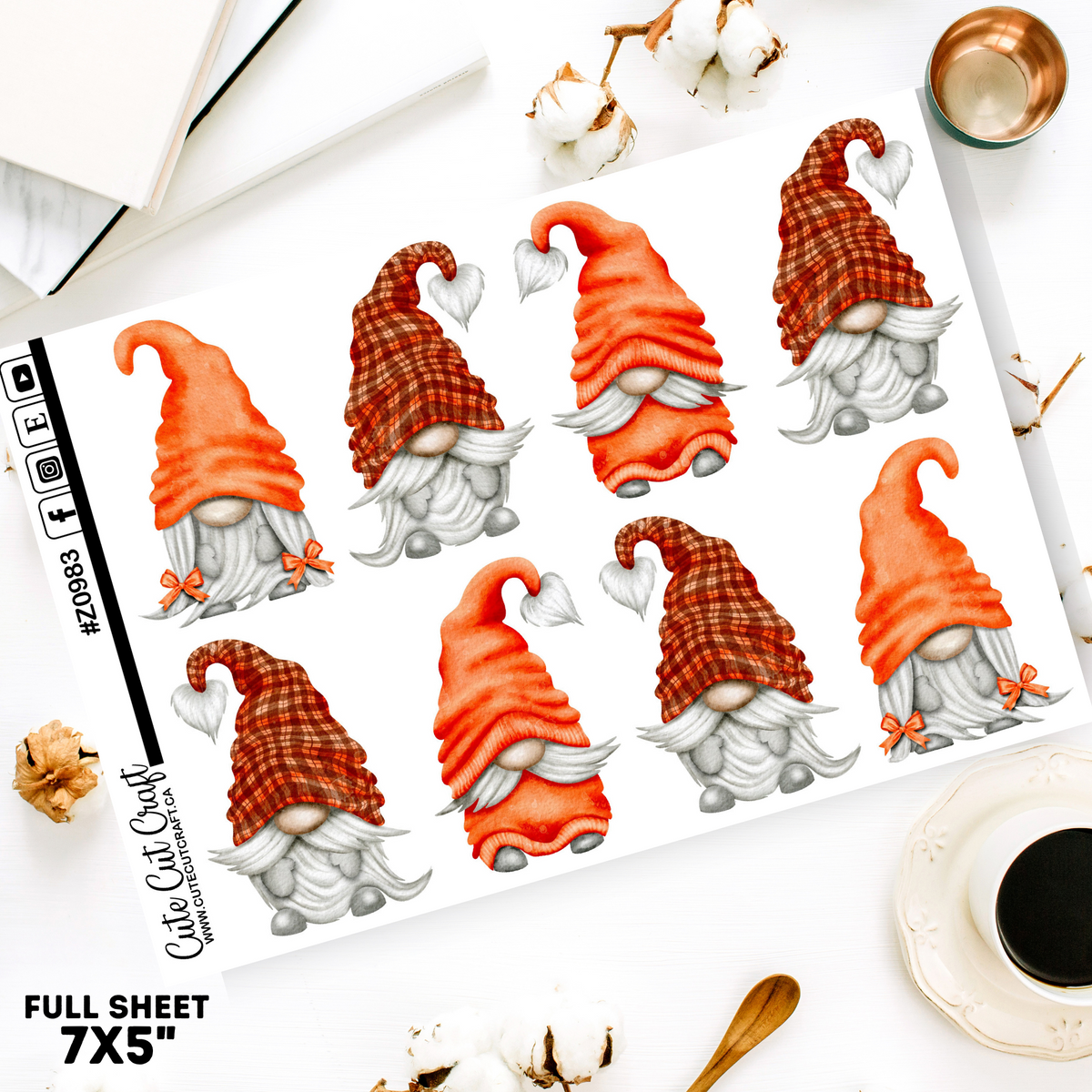 XL Rustic Fall Gnomes