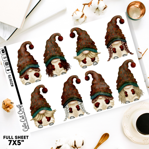 XL Knitted Jumper Gnomes