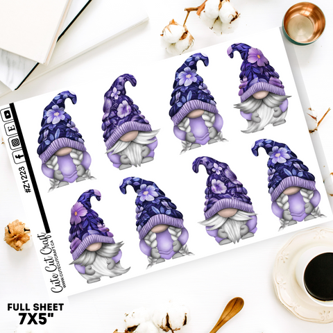 Purple Flower Gnomes