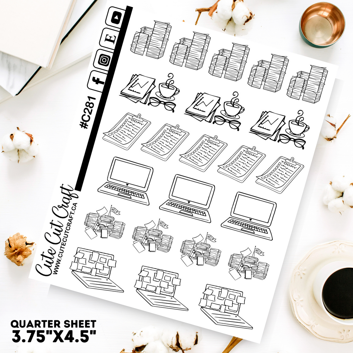 Work Doodles || Planner Paige