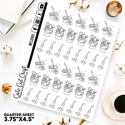 Cleaning Doodles || Planner Paige 2000