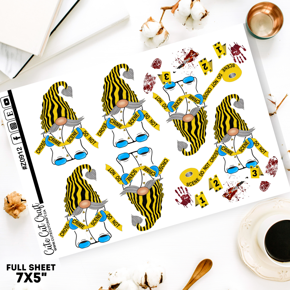 XL Crime Scene Gnomes