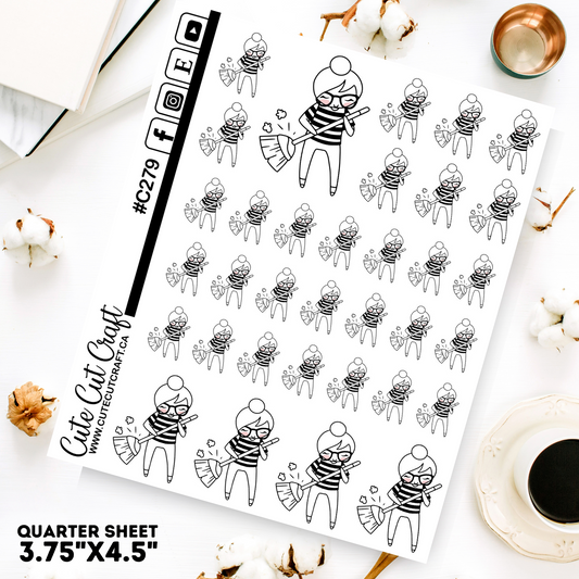 Clean The Floor|| Planner Paige 2000