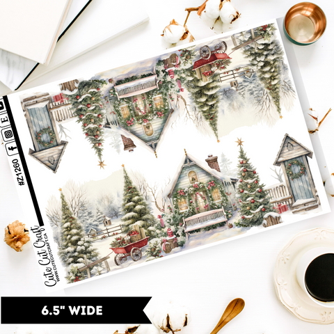 Outdoor Christmas || Border Collection