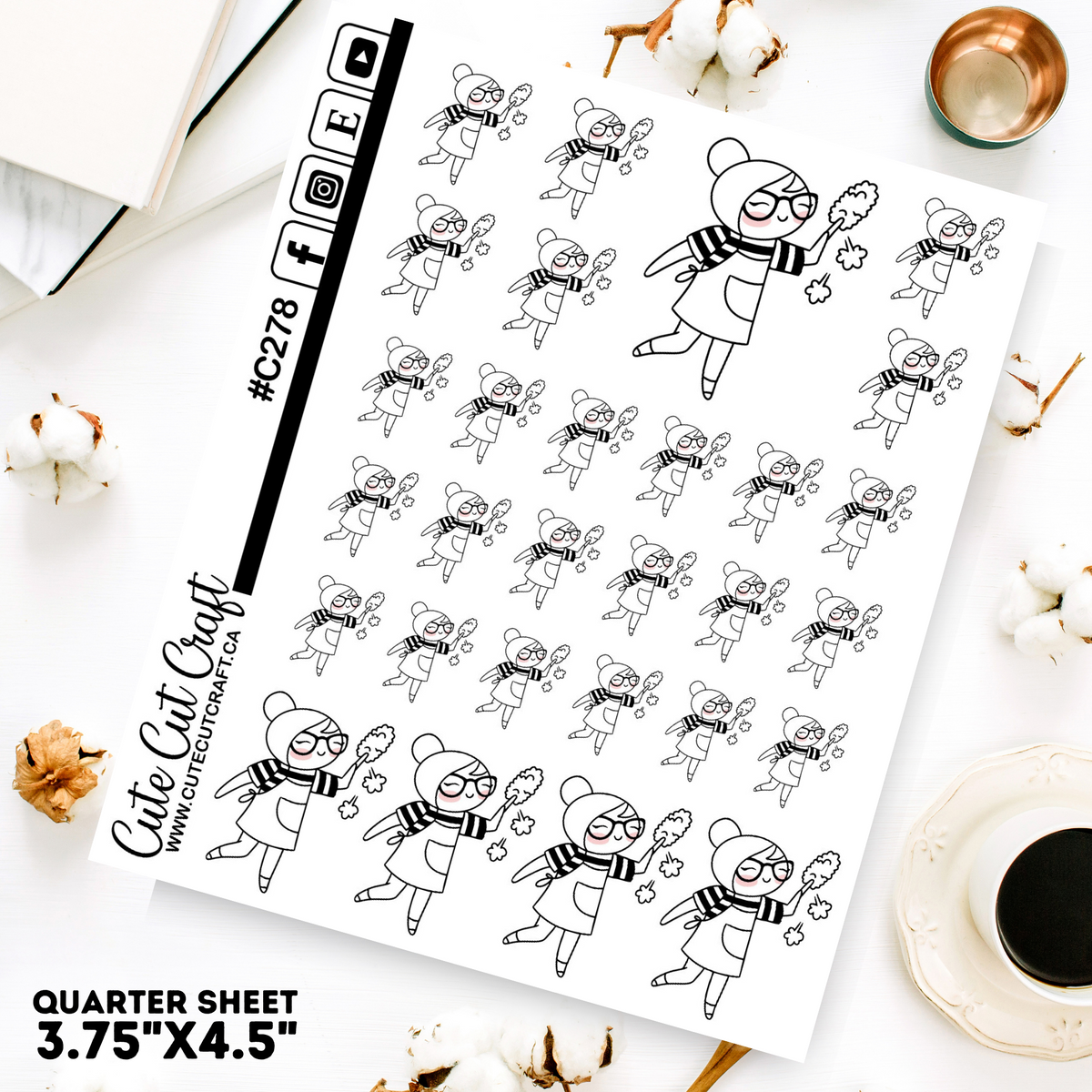 Clean The Dust || Planner Paige