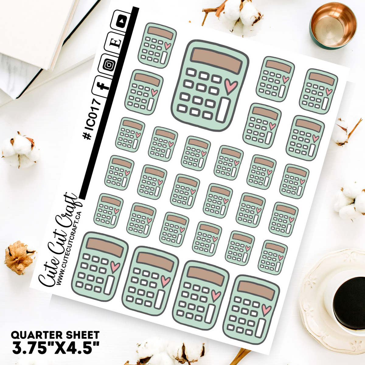 Calculator #017 || Decorative Icons