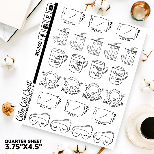 Morning Doodles || Planner Paige 2000