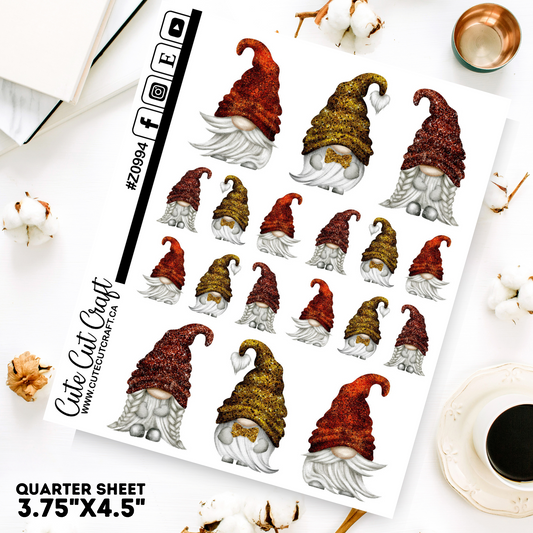 Fall Glitter Gnomes 2000