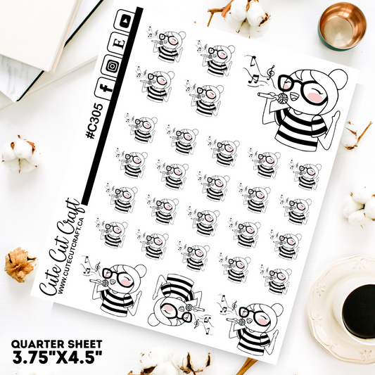 Music & Singing || Planner Paige 2000