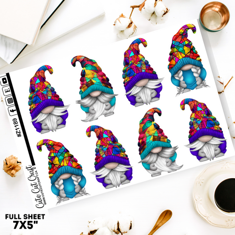 Stained Glass Gnomes