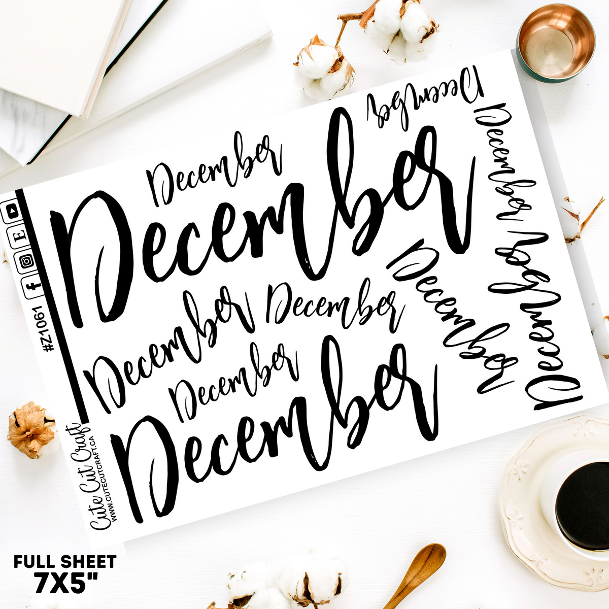 December #1061 || Jumbo Script