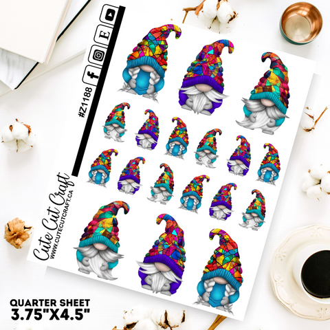 Stained Glass Gnomes