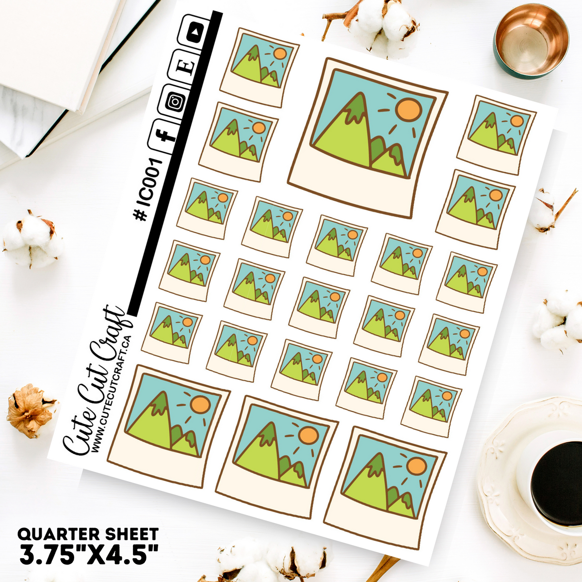 Summer Photo #001 || Decorative Icons