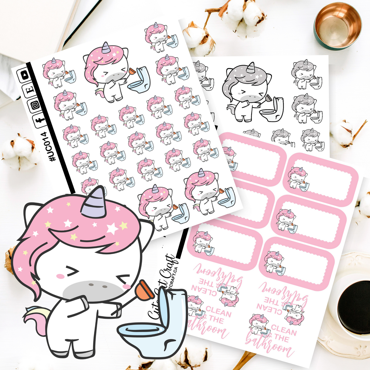 Charlie Cleans The Bathroom