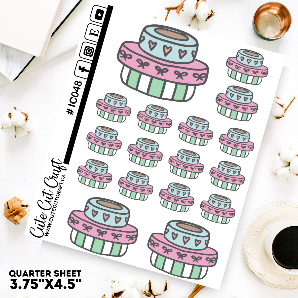 Washi #048 || Decorative Icons
