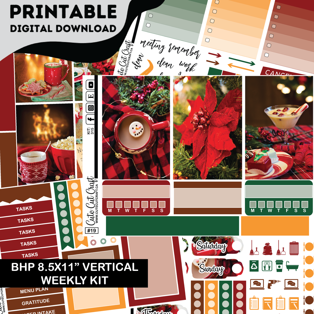 Classic Christmas #315 || Big HP [PRINTABLE]