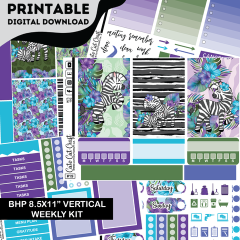 Zebra #192 || Big HP [PRINTABLE]