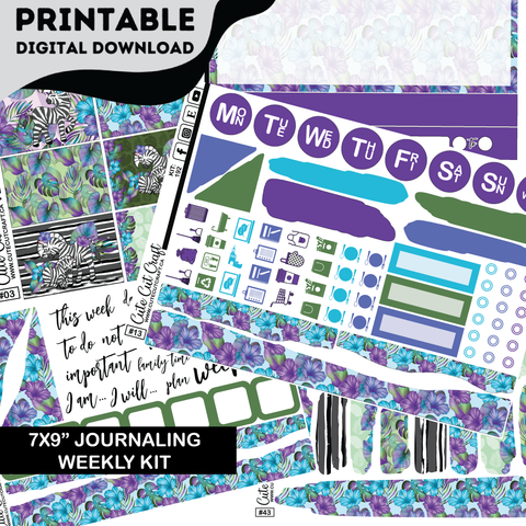 Zebra #192 || Journaling Kit [PRINTABLE]