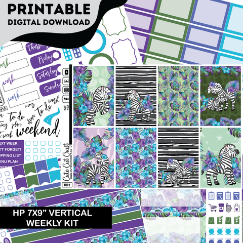 Zebra #192 || CHP Vertical Kit [PRINTABLE]