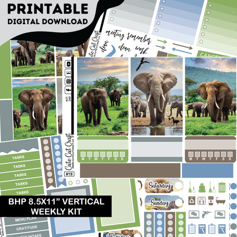 Elephant Expedition #349 || Big HP [PRINTABLE]