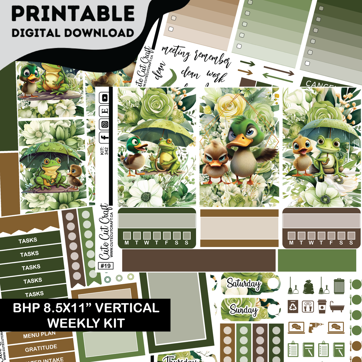 Water Buddies #342 || Big HP [PRINTABLE]