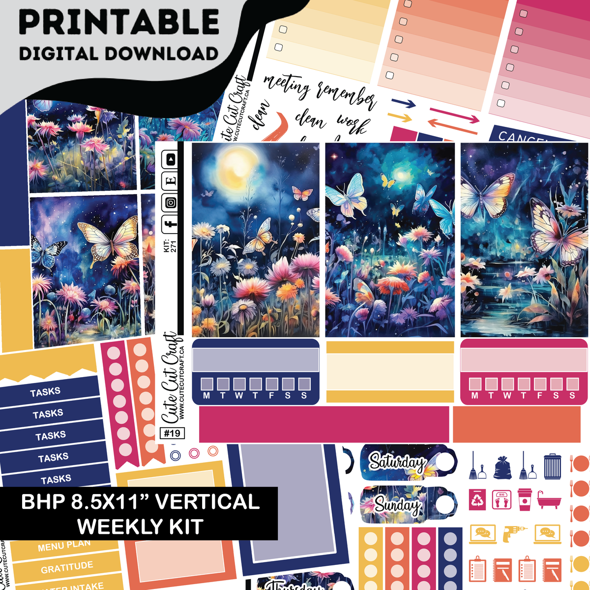 Enchanted Butterfly #271 || Big HP [PRINTABLE]