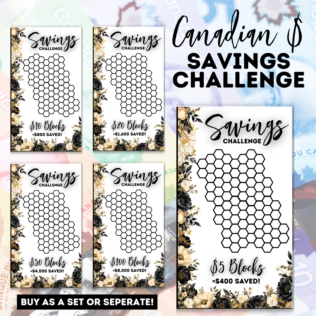 Canadian $ Savings Challenge