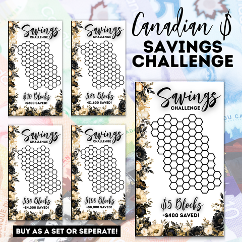 Canadian $ Savings Challenge