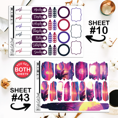 Beach Sunset #399 || CHP Dashboard Weekly & Monthly