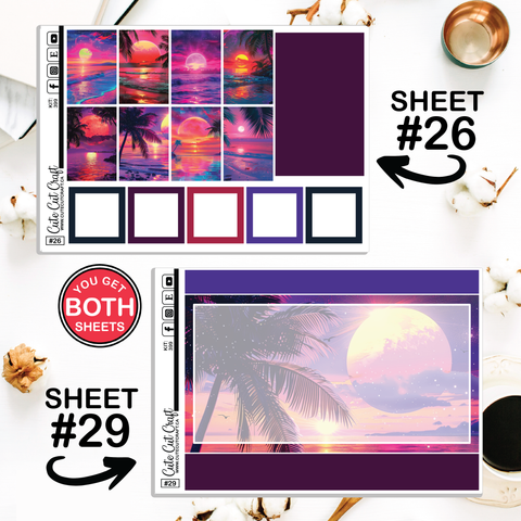 Beach Sunset #399 || CHP Dashboard Weekly & Monthly