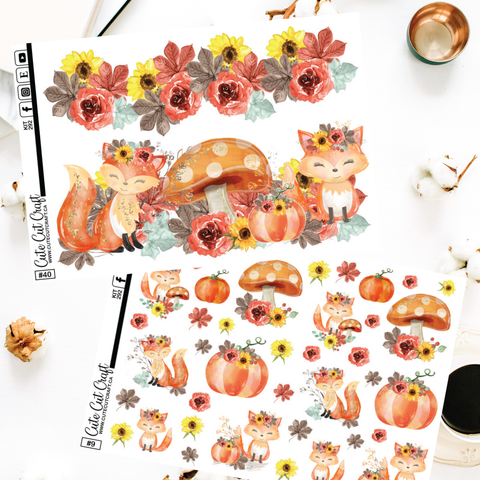 Autumn Fox #292 || Deco Sheets
