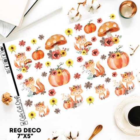 Autumn Fox #292 || Deco Sheets