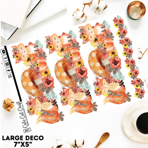 Autumn Fox #292 || Deco Sheets