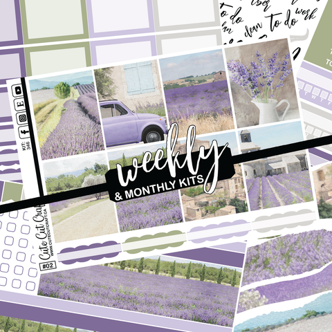 Lavender Fields #346 || ECLP Weekly & Monthly