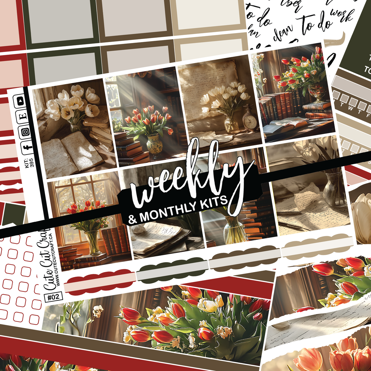 Vintage Tulip #395 || ECLP Weekly & Monthly