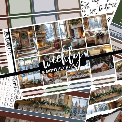 Cozy Cabin #402 || ECLP Weekly & Monthly