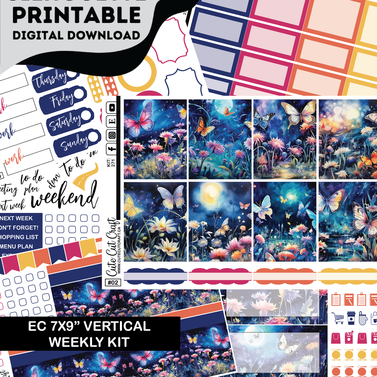 Enchanted Butterfly #271 || ECLP Kit [PRINTABLE]