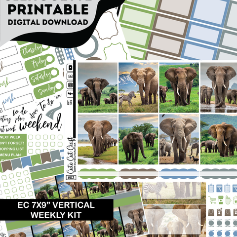 Elephant Expedition #349 || ECLP Kit [PRINTABLE]