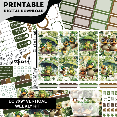 Water Buddies #342 || ECLP Kit [PRINTABLE]