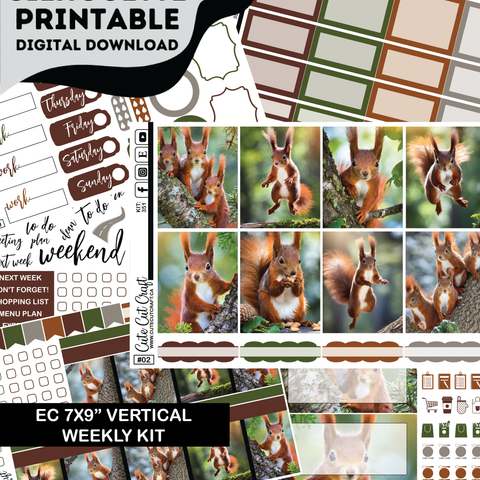 Magic Squirrel #351 || ECLP Kit [PRINTABLE]