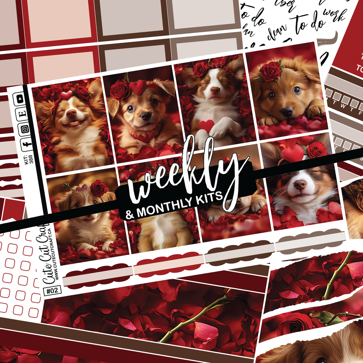 Valentine Puppy #388 || ECLP Weekly & Monthly
