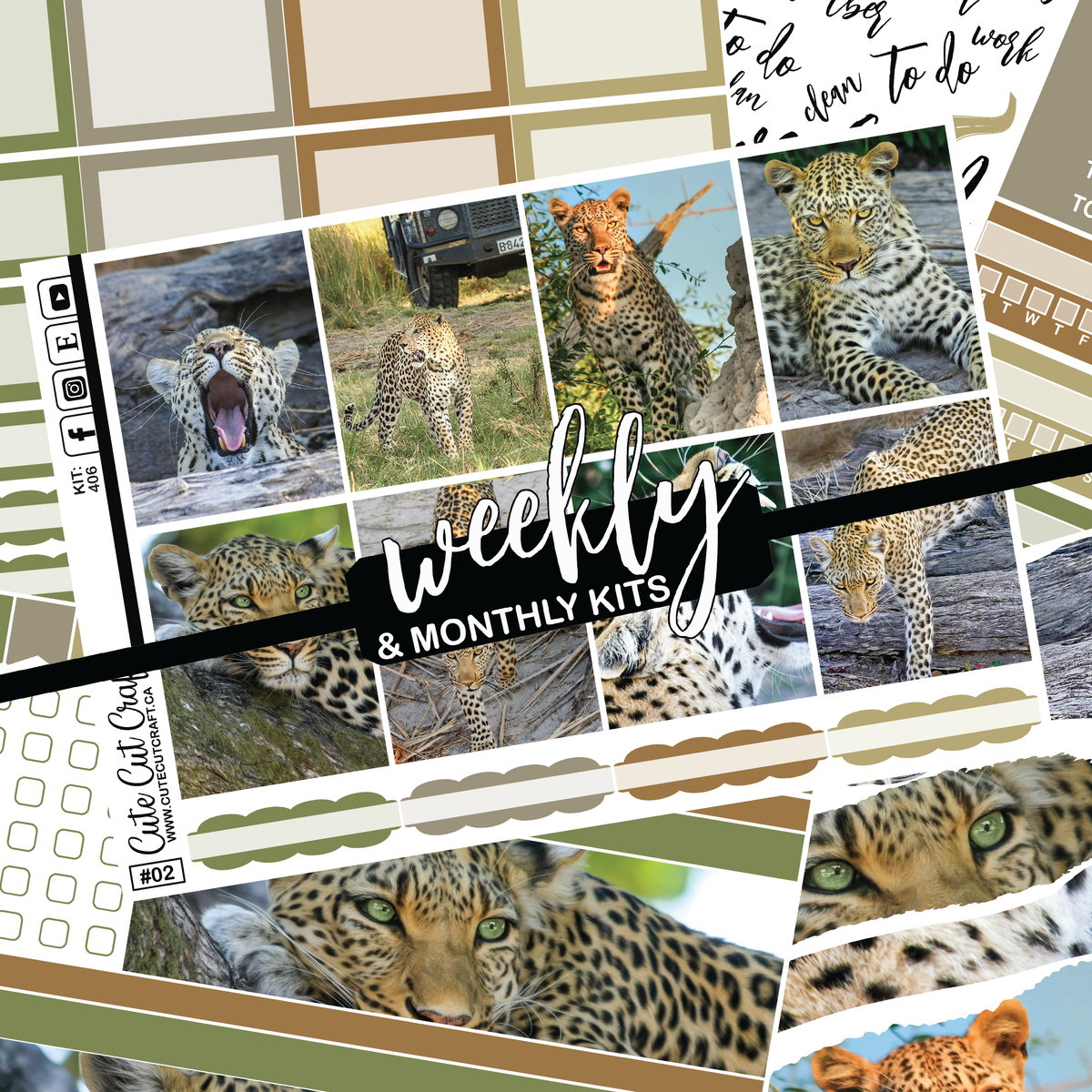 Leopard #406 || ECLP Weekly & Monthly