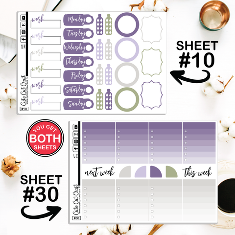 Lavender Fields #346 || ECLP Weekly & Monthly