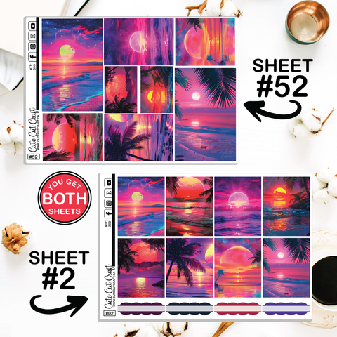 Beach Sunset #399 || ECLP Weekly & Monthly