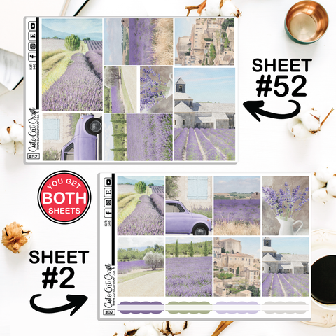 Lavender Fields #346 || ECLP Weekly & Monthly