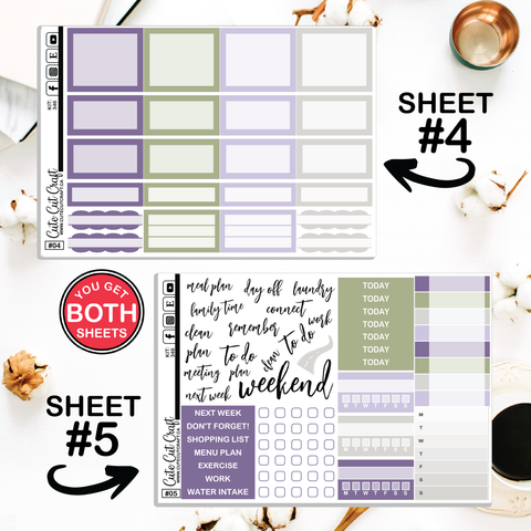 Lavender Fields #346 || ECLP Weekly & Monthly