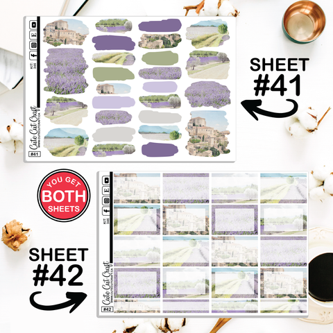 Lavender Fields #346 || ECLP Weekly & Monthly